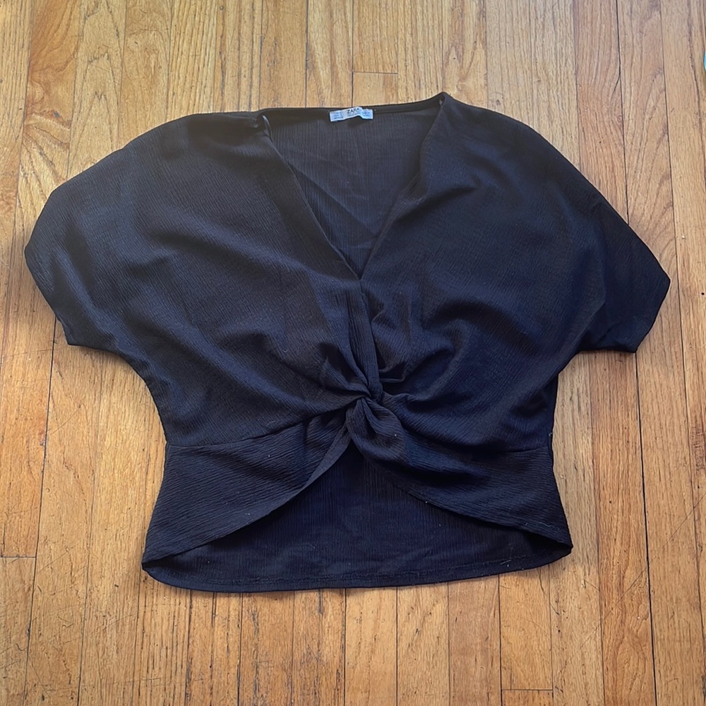 Zara Twist Front Blouse
